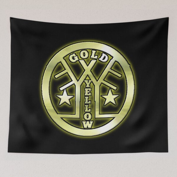 Item preview, Golden GOLD YELLOW logo. designed and sold by Giulivo Store Graphic.