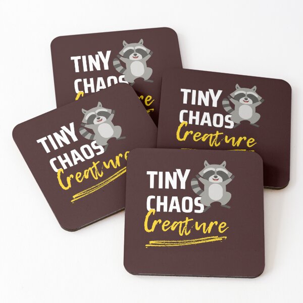 Item preview, Tiny Chaos Creature – Funny Raccoon Meme Trash Panda Gremlin Energy Cartoon designed and sold by HOUSE OF TIST.