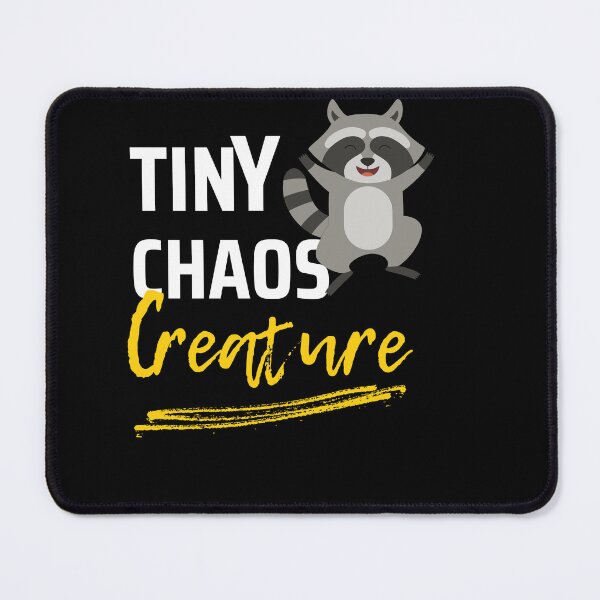 Item preview, Tiny Chaos Creature – Funny Raccoon Meme Trash Panda Gremlin Energy Cartoon designed and sold by HOUSE OF TIST.