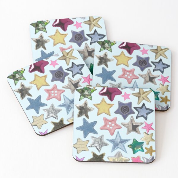 Item preview, Cute Aesthetic Star Sticker Collage | Y2K Glitter Kawaii Star Pattern Design designed and sold by lilacWhim.