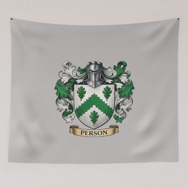 Item preview, The Person Family Coat of Arms designed and sold by BagTown Clans.