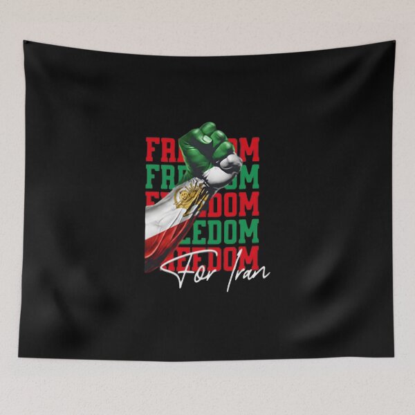 Item preview, Freedom For Iran - Lion and Sun Flag designed and sold by poptren.