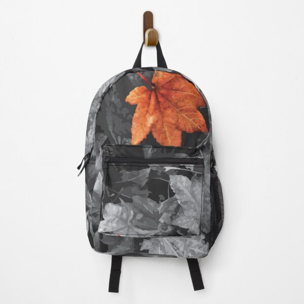 Item preview, Single Red Maple Leaf Among Grayscale designed and sold by Arturo Daniel Garcia Palomo.