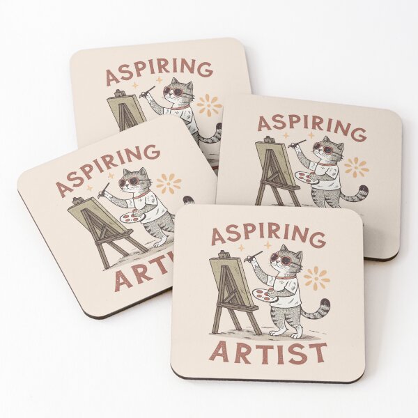 Item preview, Aspiring Artist Cat – Creativity in Progress ?? designed and sold by Artiviose.