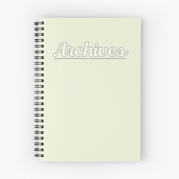 Item preview, ARCHIVES – Minimal Typography Journal Design  designed and sold by KleanGirlAesthetics.