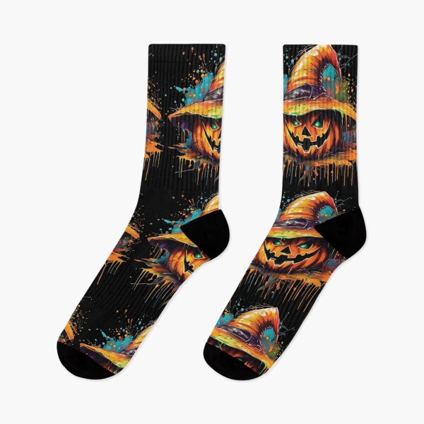 Item preview, Golden Pumpkin Halloween Splash designed and sold by Moxie Ink Lady.