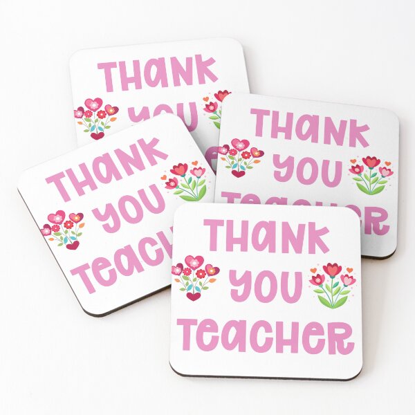 Item preview, Thank you Teacher – Appreciation Typography Design designed and sold by Swati's Digital Den.