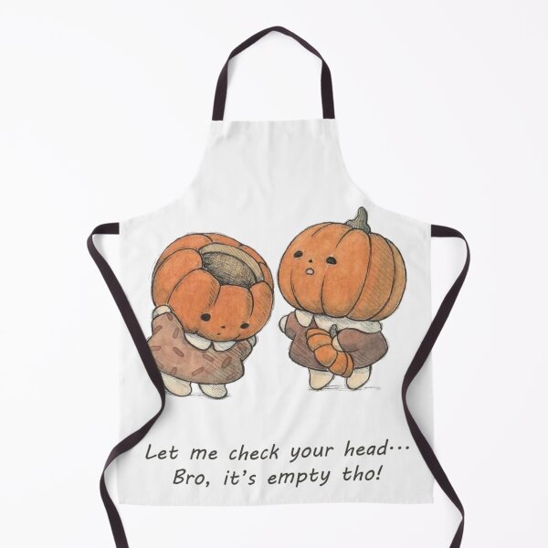 Item preview, Funny Pumpkin Head Bro It's Empty Tho Spooky Cute Halloween Illustration designed and sold by ahabboud.