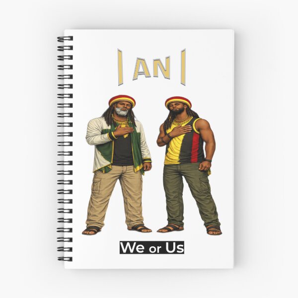Item preview, I And I - Rastafari Unity Concept Illustration designed and sold by Inspirational Jamaican.