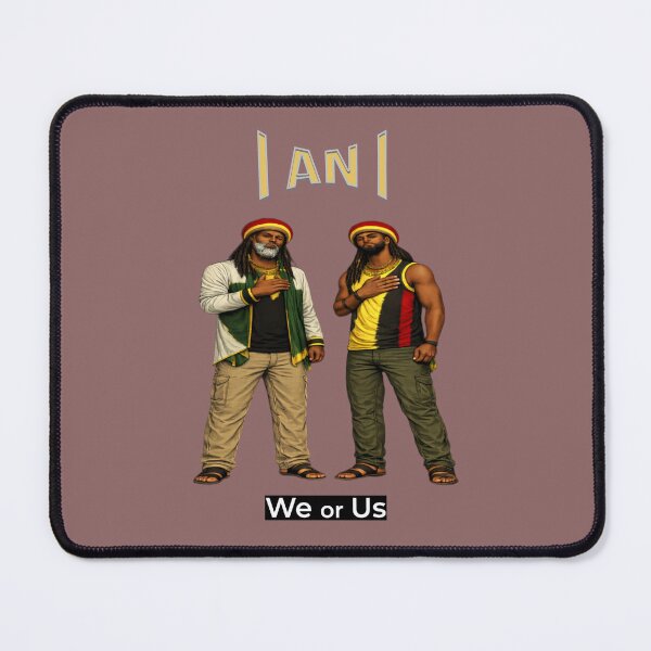 Item preview, I And I - Rastafari Unity Concept Illustration designed and sold by Inspirational Jamaican.