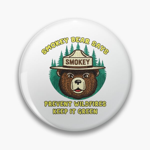 Item preview, Smokey Bear Prevent Wildfires Keep It Green Retro Art designed and sold by TeeARTHY.