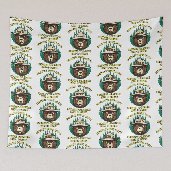 Item preview, Smokey Bear Prevent Wildfires Keep It Green Retro Art designed and sold by TeeARTHY.