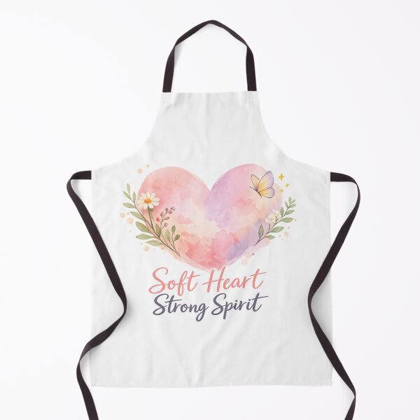 Item preview, Soft Heart, Strong Spirit – Watercolor Inspirational Quote Aesthetic Design designed and sold by Nusha Creations.