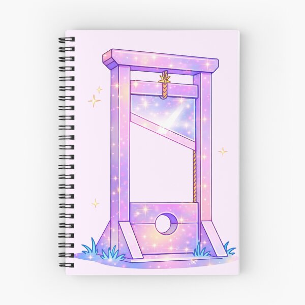 Item preview, Pastel Guillotine Chaotic Mental Health Aesthetic Sticker Art designed and sold by ArcanePrintsxo.