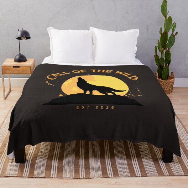 Item preview, Call of the Wild Wolf Moon Silhouette Adventure designed and sold by M.Store.