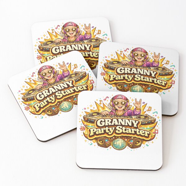 Item preview, Granny Party Starter Funny Grandma Shirt | Fun Party Grandma Gift | Retro Humor Design designed and sold by TKOprintdesigns.