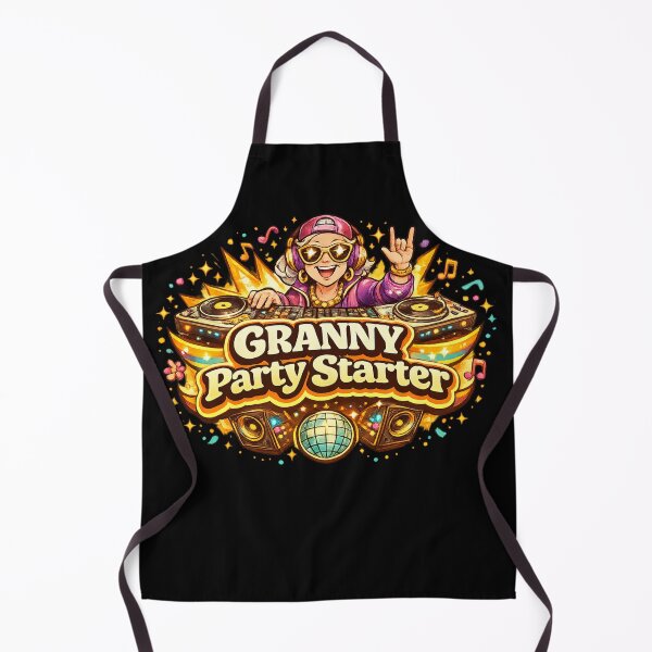 Item preview, Granny Party Starter Funny Grandma Shirt | Fun Party Grandma Gift | Retro Humor Design designed and sold by TKOprintdesigns.