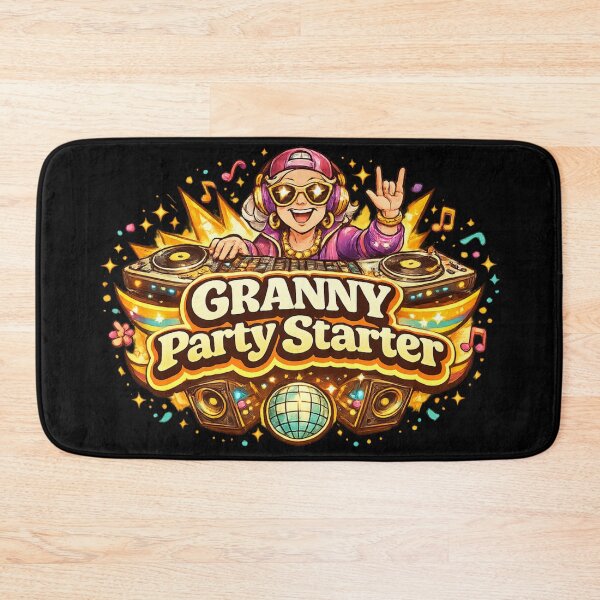 Item preview, Granny Party Starter Funny Grandma Shirt | Fun Party Grandma Gift | Retro Humor Design designed and sold by TKOprintdesigns.