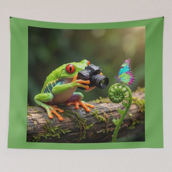 Item preview, Tree Frog Photographer  designed and sold by Tridentulus.