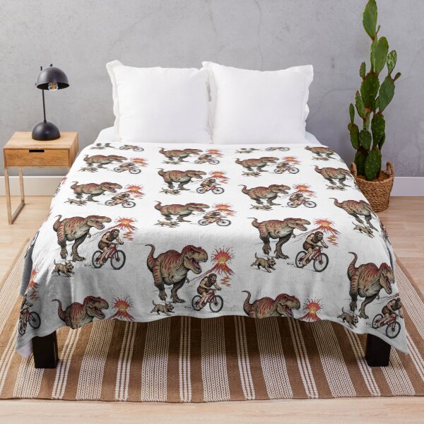 Item preview, Prehistoric Adventure T-Rex and Caveman Bicycle   designed and sold by TeeARTHY.