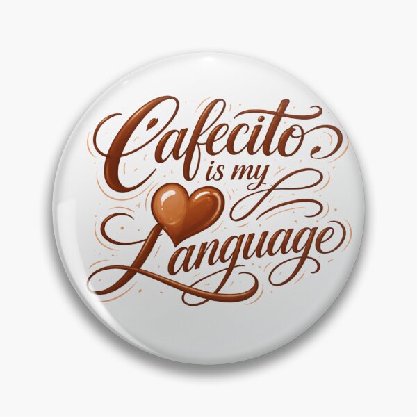 Item preview,  "Cafecito Is My Love Language Funny Latina Sticker Shirt Phone Case, Cuban Coffee Lover Gift, Hispanic Mom Florida" designed and sold by De Aqui y de Alla Studio.