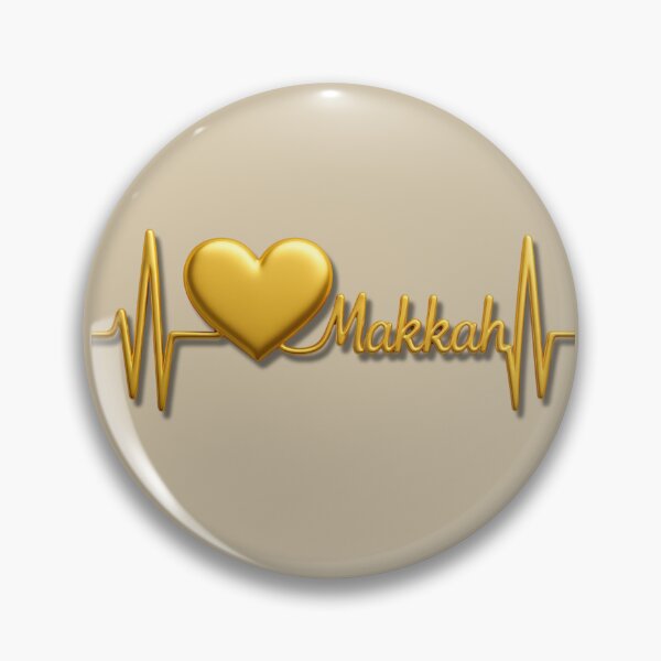 Item preview, Makkah Heartbeat Pulse (V.1) - Islamic Faith & Love Design designed and sold by D-Islamic.