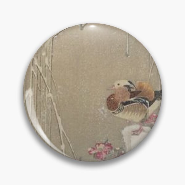 Item preview, Willow Tree and Mandarin Ducks in the Snow designed and sold by SharonTheFirst.