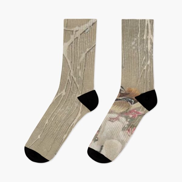 Item preview, Willow Tree and Mandarin Ducks in the Snow designed and sold by SharonTheFirst.