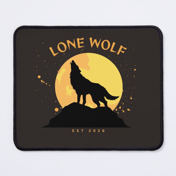 Item preview, Lone Wolf Spirit - Moon Silhouette Aesthetic designed and sold by M.Store.