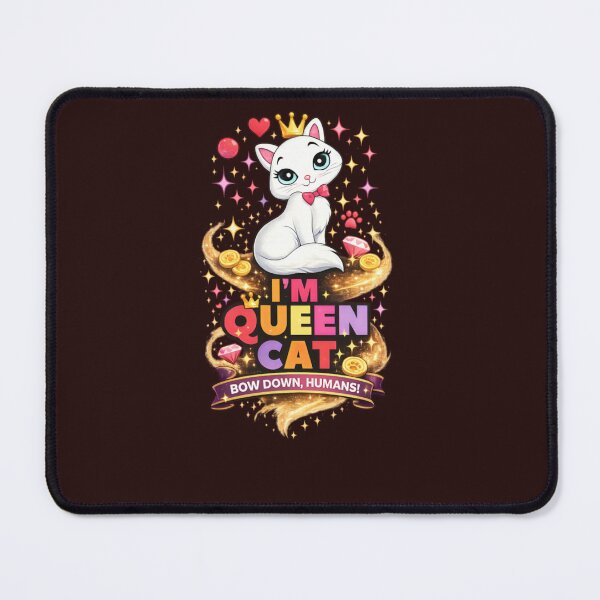Item preview, Cute Queen Cat – Funny Cat Lover Design | I'm Queen Cat Bow Down Humans designed and sold by CatLovers Studio.