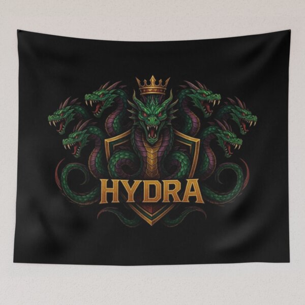 Item preview, Lernaean Hydra – Mythical Regenerating Dragon Beast,Legendary Multi-Headed Serpent of Greek Mythology designed and sold by Typologystudios.