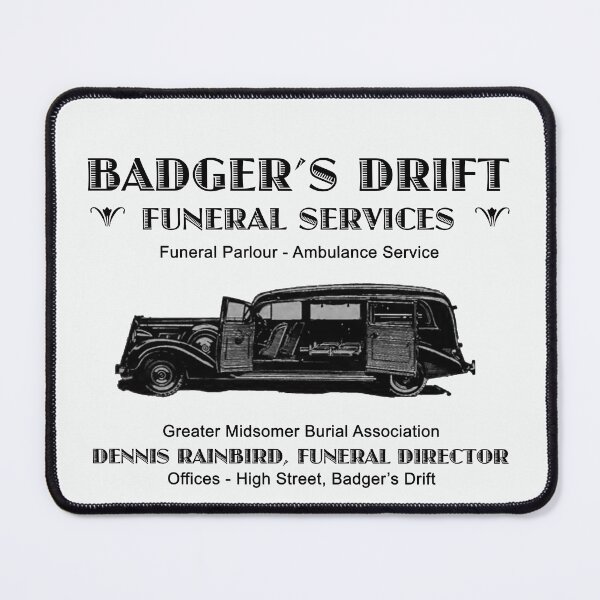 Item preview, Badger's Drift Funeral Services designed and sold by Normbot2000.