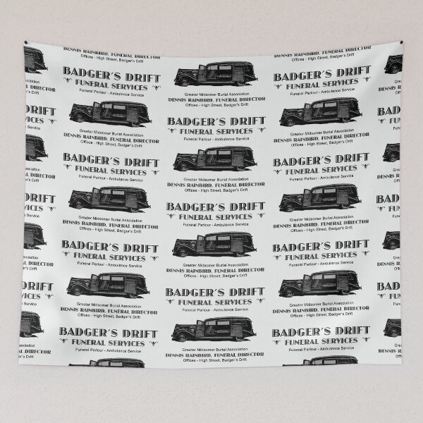 Item preview, Badger's Drift Funeral Services designed and sold by Normbot2000.