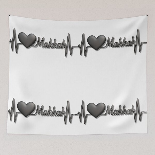 Item preview, Makkah Heartbeat Pulse (V.3) - Islamic Faith & Love Design designed and sold by D-Islamic.
