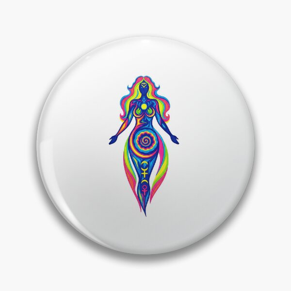 Item preview, Cosmic Nature Goddess with Vibrant Aura Forest Scene designed and sold by TeeARTHY.