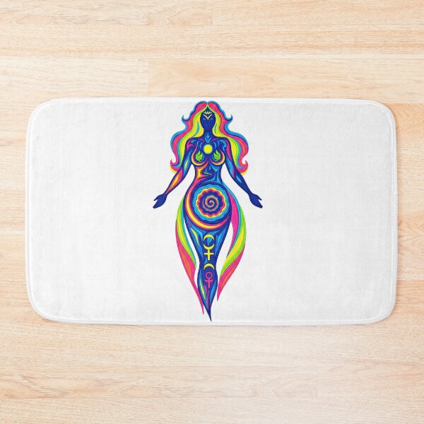 Item preview, Cosmic Nature Goddess with Vibrant Aura Forest Scene designed and sold by TeeARTHY.