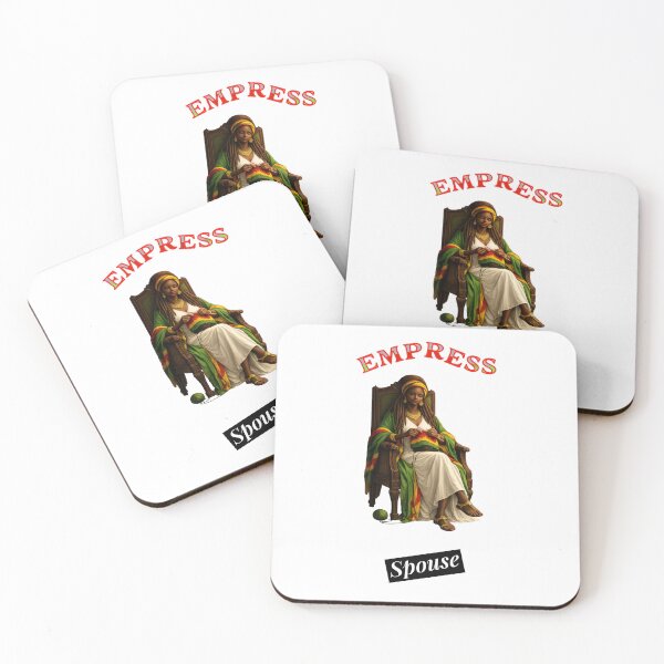 Item preview, EMPRESS - Rastafari Feminine Power Illustration designed and sold by Inspirational Jamaican.