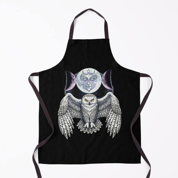Item preview, Snow Owl with Triple Moon Goddess Celestial Art designed and sold by TeeARTHY.