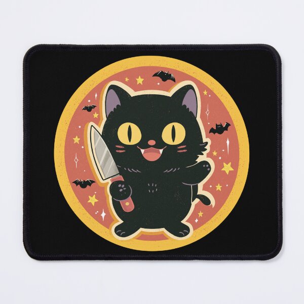 Item preview, Murderous Cat With Knife Funny Black Cat Meme designed and sold by Region.