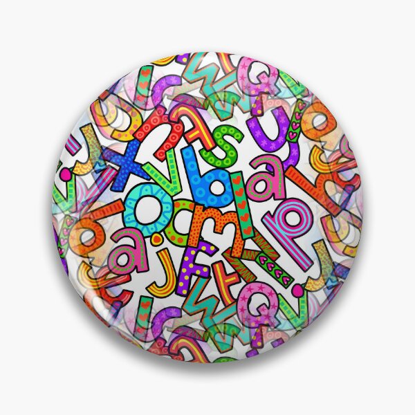 Item preview, Doodle Lowercase Alphabet Pattern designed and sold by Prawny.