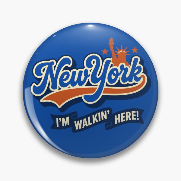 Item preview, Retro New York "I'm Walkin' Here!" Vintage designed and sold by Cozy-Old-Pub.