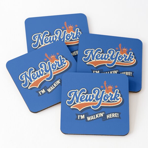 Item preview, Retro New York "I'm Walkin' Here!" Vintage designed and sold by Cozy-Old-Pub.