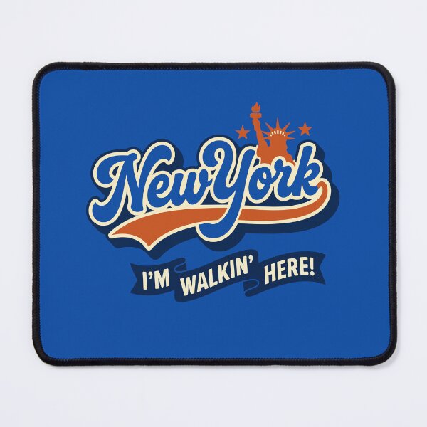 Item preview, Retro New York "I'm Walkin' Here!" Vintage designed and sold by Cozy-Old-Pub.