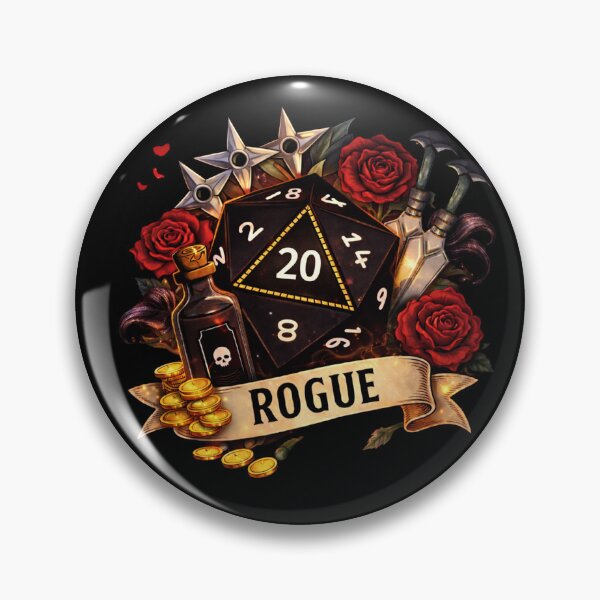 Item preview, DND CLASS: Rogue D20 Dice  designed and sold by ChaosCultCreations.co.