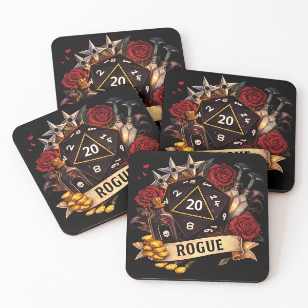Item preview, DND CLASS: Rogue D20 Dice  designed and sold by ChaosCultCreations.co.