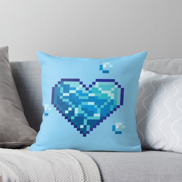 Item preview, Pixel Art Water Heart designed and sold by ThePixelatedOne.
