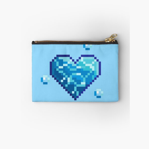 Item preview, Pixel Art Water Heart designed and sold by ThePixelatedOne.