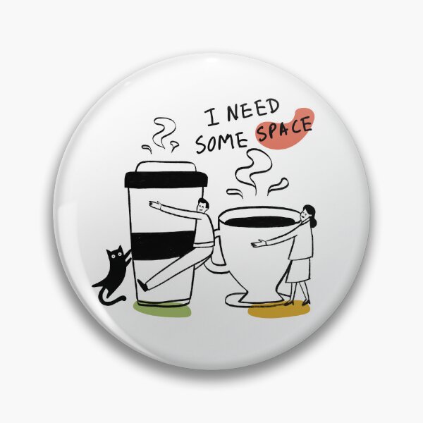 Item preview, I Need Some Space Coffee Illustration designed and sold by Rosenthal Studio Kreativo.