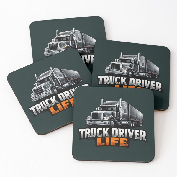 Item preview, Truck Driver Life – Semi Truck Illustration for Truckers – Heavy Truck Gift designed and sold by Creative Design Studio.