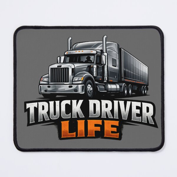 Item preview, Truck Driver Life – Semi Truck Illustration for Truckers – Heavy Truck Gift designed and sold by Creative Design Studio.